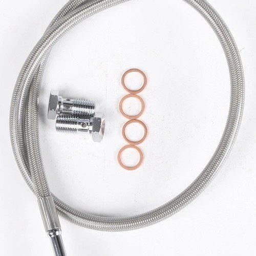 Streamline Universal Brake Line Kit Rear Clear 24"