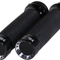 Khrome Werks Custom Contour Turbine Tip Grips Black #500220 Harley Davidson