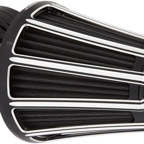Arlen Ness Monster Sucker 90-Degree Air Cleaner Kit 10-Gauge Black #81-002