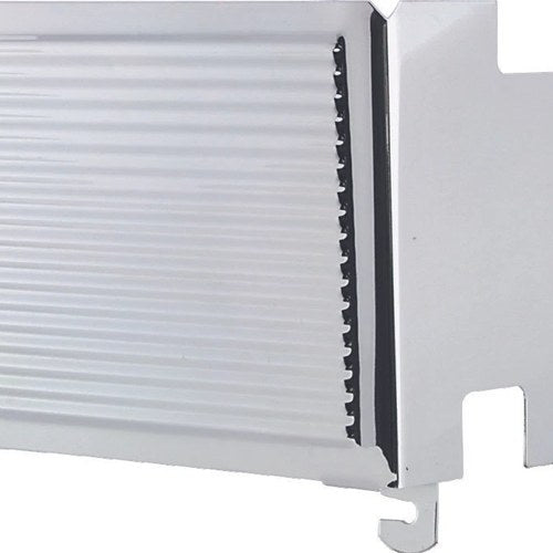 Bikers Choice Chromed Ribbed Battery Side Cover for Harley Davidson FL Models