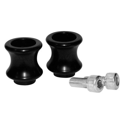 Vortex Racing Swingarm Spool Sliders 8mm for Motorcycles - Black, Part SP531K