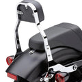 Cobra Detachable Mini Passenger Backrest Chrome #602-2024 Harley Davidson Dyna