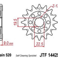 JT Self Cleaning Front Sprocket 520 13T fits Suzuki RM-Z250 2013-2014