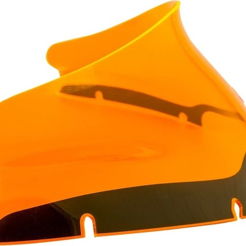 Klock Werks Ice Kolor Flare Windshield 6" Orange Harley Davidson Road Glide