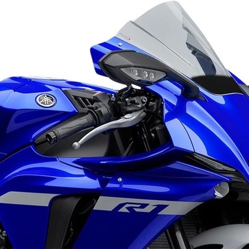 Puig 3mm Z Racing Windscreen Smoke 3826H for Yamaha YZF-R1/YZF-R1M 2020-2023