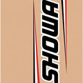 Dcor Upper Fork Decals Showa Black/White/Red