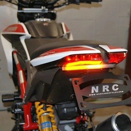 New Rage Cycles Fender Eliminator w/Standard License Bracket #HYPER-FE-S Ducati