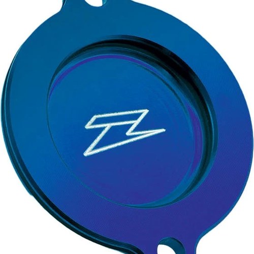 Zeta Oil Filter Cover Blue #ZE90-1312 for Yamaha WR250R/WR250X