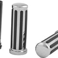 HardDrive Rail Style Grips w/ Smooth End Caps #H17-0513T Harley Davidson