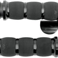 Avon Air Cushioned Grips w/ Throttle Boss Black for Tbw #AIR-90-AN-B-FL