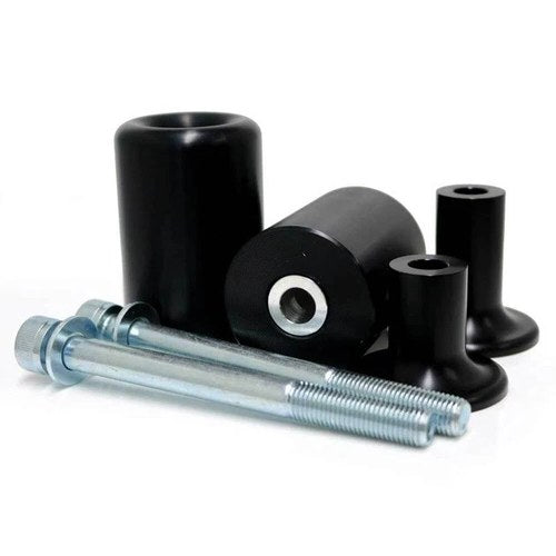 Shogun Race Cut Frame Sliders Black Kawasaki ZX600 Ninja ZX-6R 2009-2012