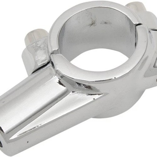 Emgo Handlebar Mirror Mount 7/8" Chrome Standard Thread
