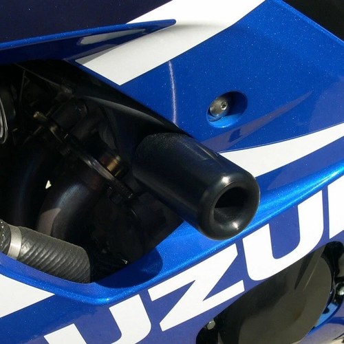 Shogun No-Cut Frame Sliders Black for Suzuki GSX-R1000 2003-2004
