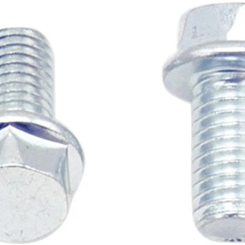 Bolt Motorcycle Hardware Hex Head Flange Bolts M6 x 12mm 8mm 10-Pack