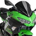 Puig 3mm Z Racing Windscreen Black 9976N for Kawasaki EX400H Ninja 400 2018-2023