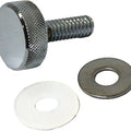 HardDrive Knurled Seat Knob 1/4"-20 Chrome