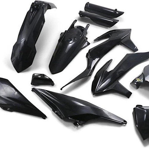 Cycra Powerflow Plastics Kit Black #1CYC-9326-12 KTM