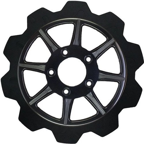 Lyndall Crown Cut Phoenix Front Brake Rotor 11.8" Black 538-0315 Harley Davidson