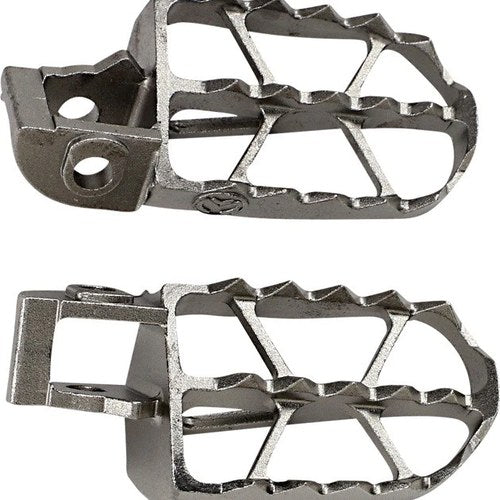 Moose ND Series Offset Footpegs 1/2" Offset Silver Husqvarna/KTM