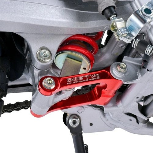 Zeta Lowering Link Kit Red #ZE56-05152 fits Honda CRF300L/CRF300L Rally 2021