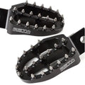 Zeta Aluminum Footpegs Black #ZE93-1020 fits Honda