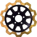 Lyndall Bow Tie Front Brake Rotor 11.8" Black/Gold #4203-1133 Harley Davidson
