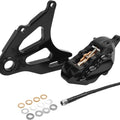Hawg Halters 4-Piston Rear Brake Caliper For 11.5" Rotor Black #RKSTAB518