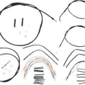 Burly Cable/Brake Line Kit for 13" Ape Hangers Black #B30-1113 Harley Davidson