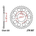 JT Steel Rear Sprocket 525 44T fits Suzuki SV650S 1999-2009