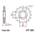 JT Front Sprocket 525 16T #JTF1591.16 fits Yamaha FZ-09/FZ8/FZ-07/FJ-09