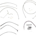 Burly Cable/Brake Line Kit for 15" Ape Hangers Stainless Braid #B30-1118