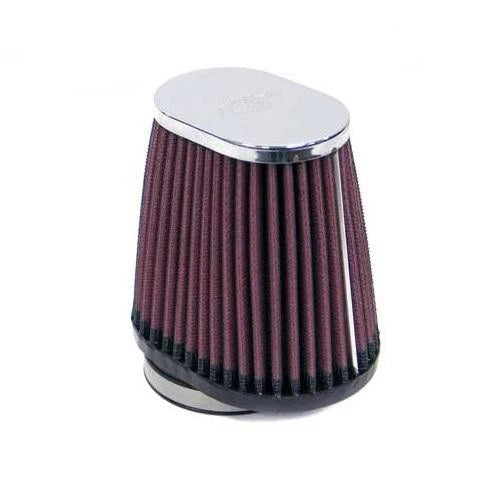 K&N Universal Air Filter RC-2900 Oval Straight 4" Offset Chrome