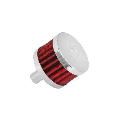 K&N Crankcase Vent Filter With Chrome Top 62-1015 2" x 1.5" x 0.875"