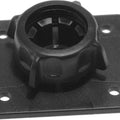 Tech Mount 4-Hole Amps Accessory Top Plate Black