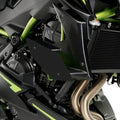 Puig Downforce Side Spoilers Black #20328N for Kawasaki Z650 2020-2021