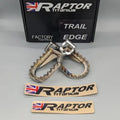 Raptor Junior Trail Edge Titanium Footpegs #RME050 KTM/Gas/Husqvarna
