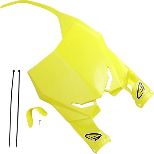 Cycra Stadium Front Number Plate Yellow #1CYC-0704-55 for Suzuki RM-Z450/RM-Z250