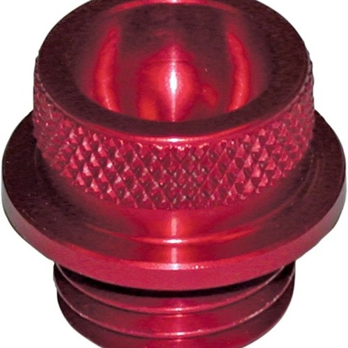 Pingel Oil Filler Cap Red #62100 for Kawasaki/Honda/Yamaha/Suzuki