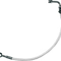 Magnum Polished Stainless Rear DOT Brake Line Kit 15-9/16" Harley Davidson Dyna