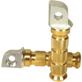 Emgo Round Passenger Footpegs Gold #50-11270 for Suzuki