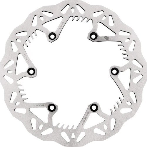 GBrakes Solid Wave Brake Rotor 240mm Front Silver for Suzuki DRZ400/RM125/RM250