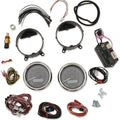Dakota Digital MXV-8K Analog/Digital Two-Gauge Chrome Black/Gray MVX-8200-KG-C