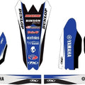 Factory Effex Universal Trim Kit Yamaha Factory Racing Black/Blue/White 17-50224