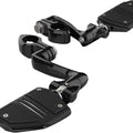 Ciro Highway Peg Mounts with Twin Rail Footrest Extended 1-1/4" Mount Black