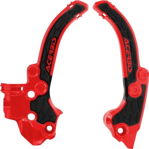 Acerbis X-Grip Frame Guards Red/Black KTM/Gas/Husqvarna 50 SX 2024-2026