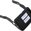 Cycle Visions Curved License Plate Mount with Plate Lights Black #CV4662B