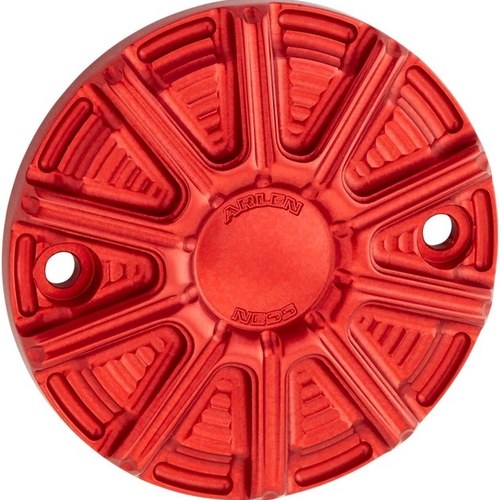 Arlen Ness 10-Gauge Points Cover Red #700-014 Harley Davidson