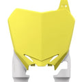 Acerbis Raptor Front Number Plate Yellow/White fits Suzuki RM-Z450/RM-Z250