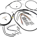 Burly Handlebar Cable/Line Kit for 12" Hangers Black #B30-1197 Harley Davidson