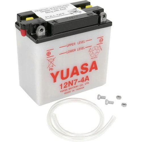 Yuasa Battery Conventional Battery 12N7-4A fits Suzuki/Harley Davidson